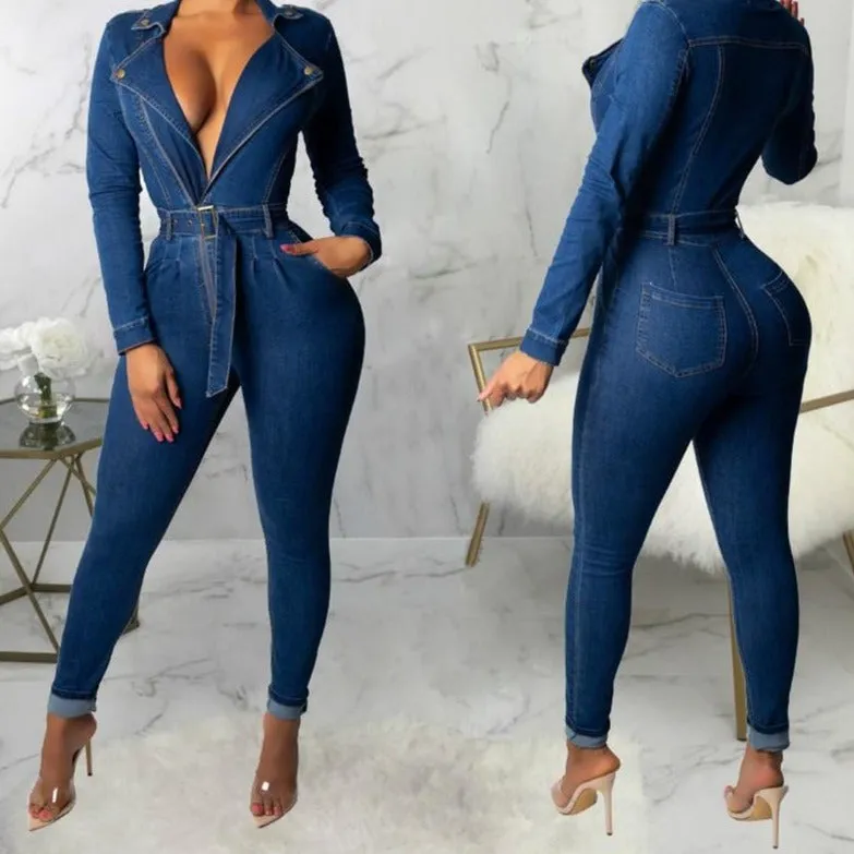 Carina Denim Jumpsuit