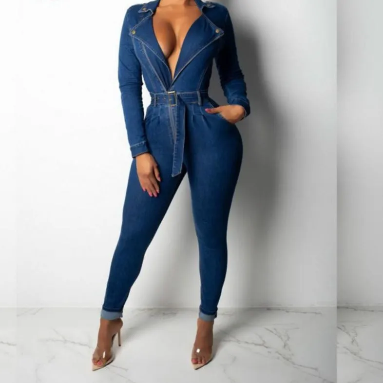 Carina Denim Jumpsuit