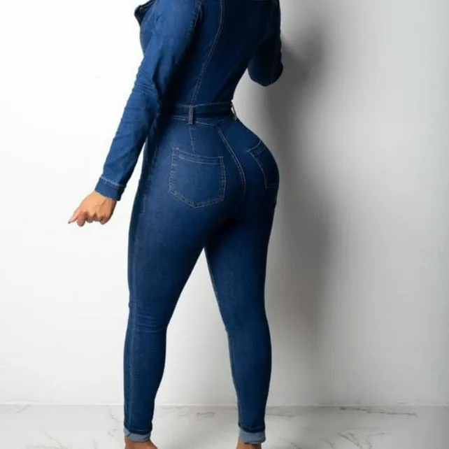 Carina Denim Jumpsuit