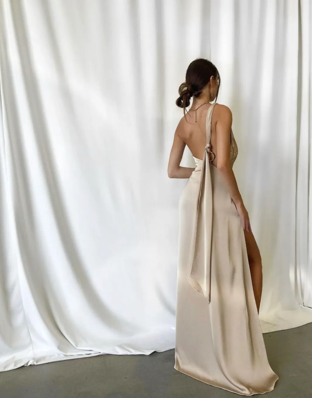 CHIANTI DRESS - CHAMPAGNE