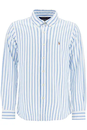 Custom Fit Striped Oxford Shirt