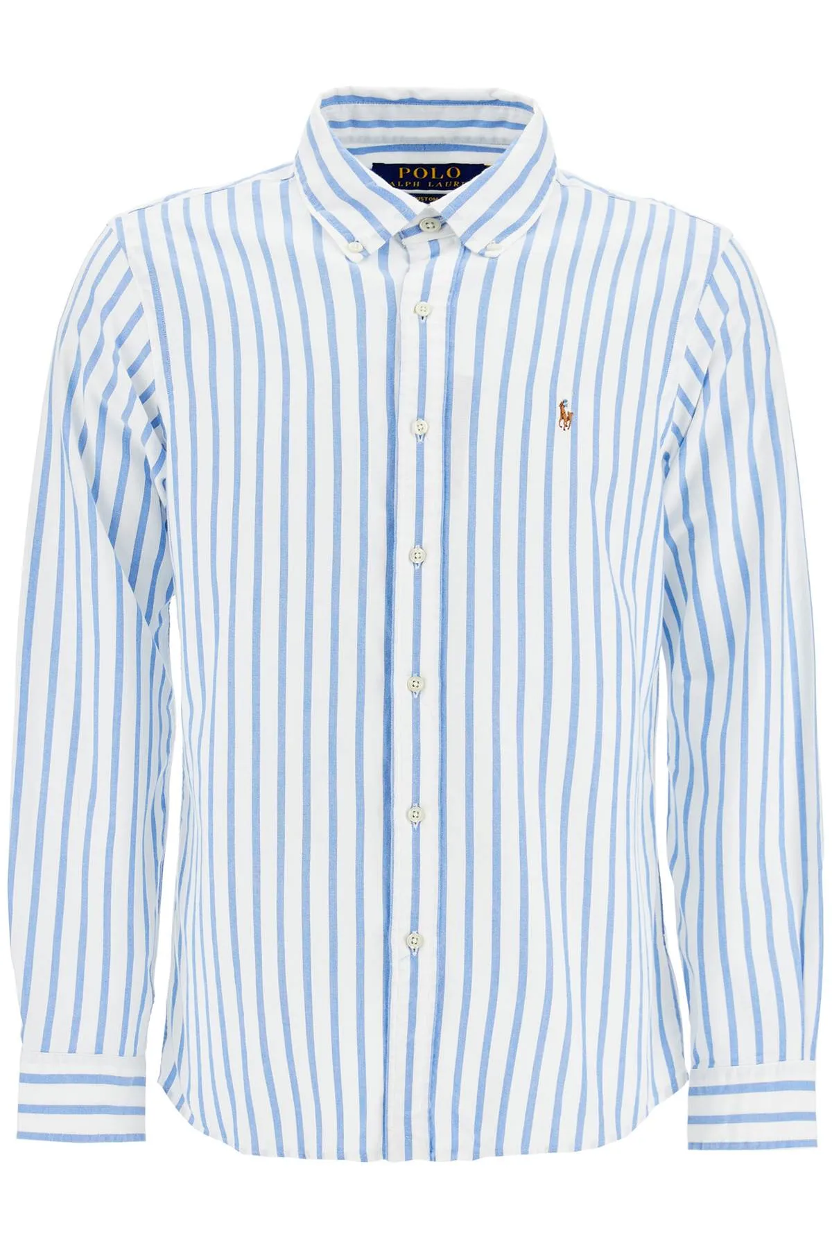 Custom Fit Striped Oxford Shirt