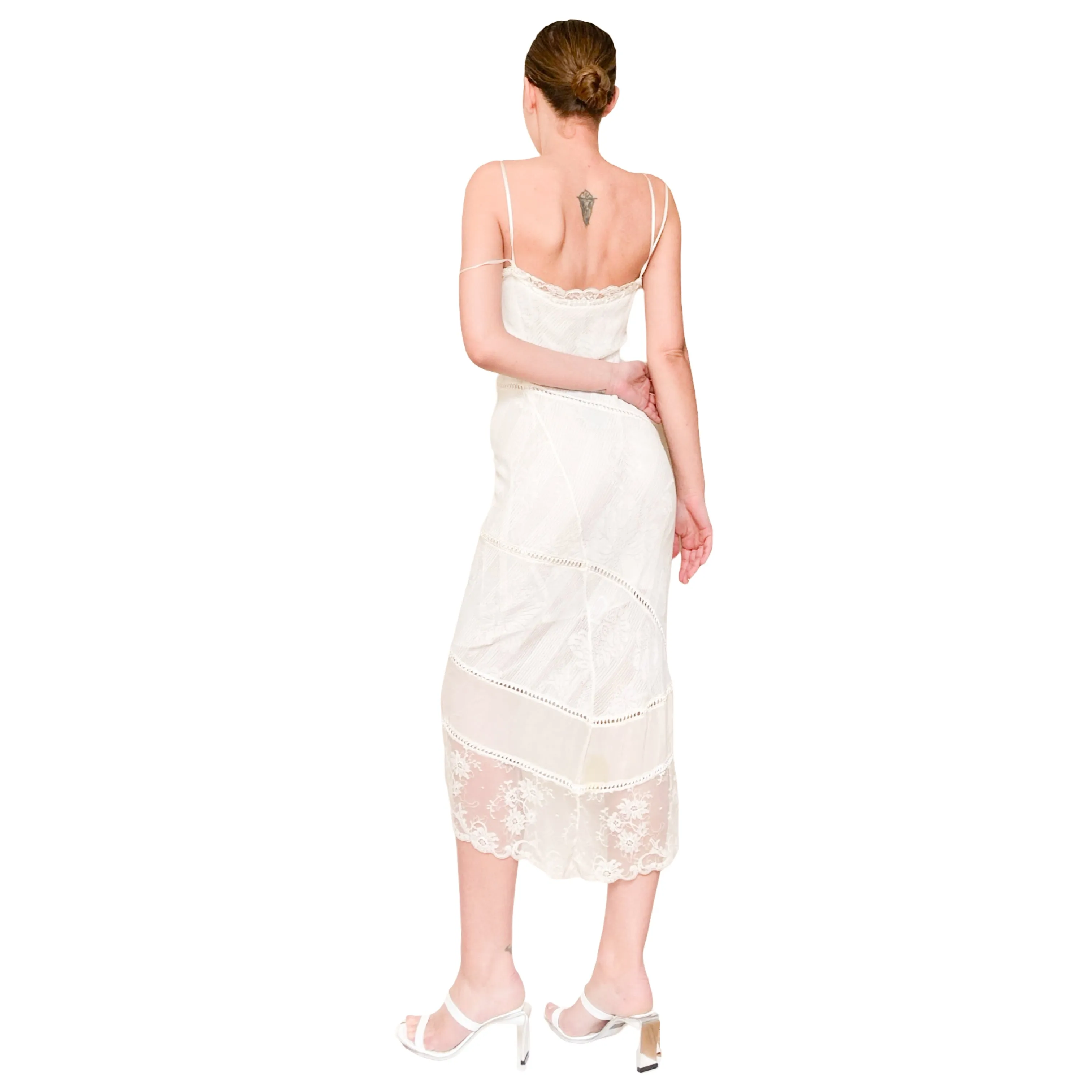 Emanuel Ungaro S/S 2000 lace dress (dead stock)