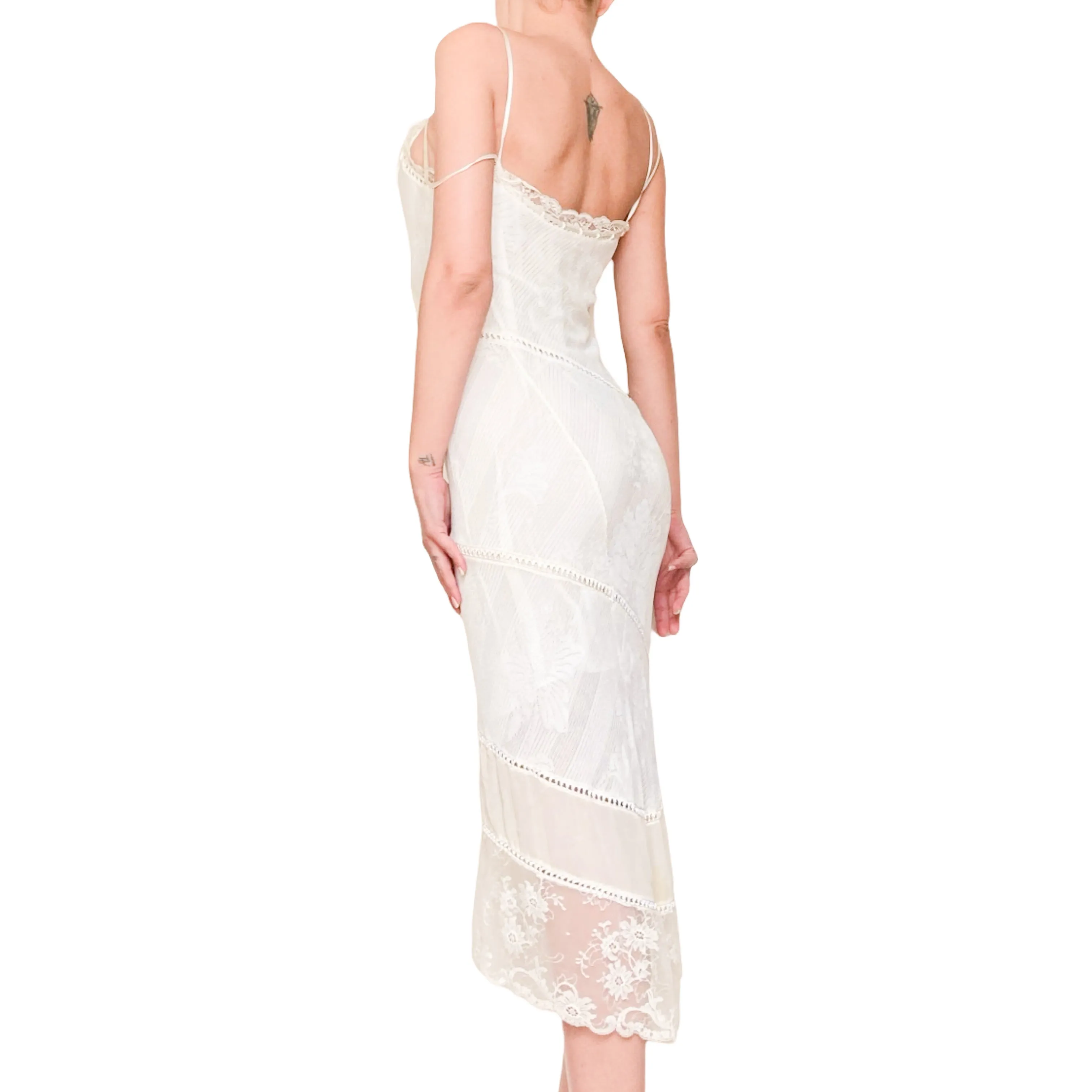 Emanuel Ungaro S/S 2000 lace dress (dead stock)
