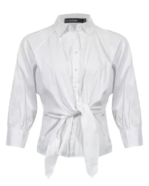 Front Knot Shirt Blouse