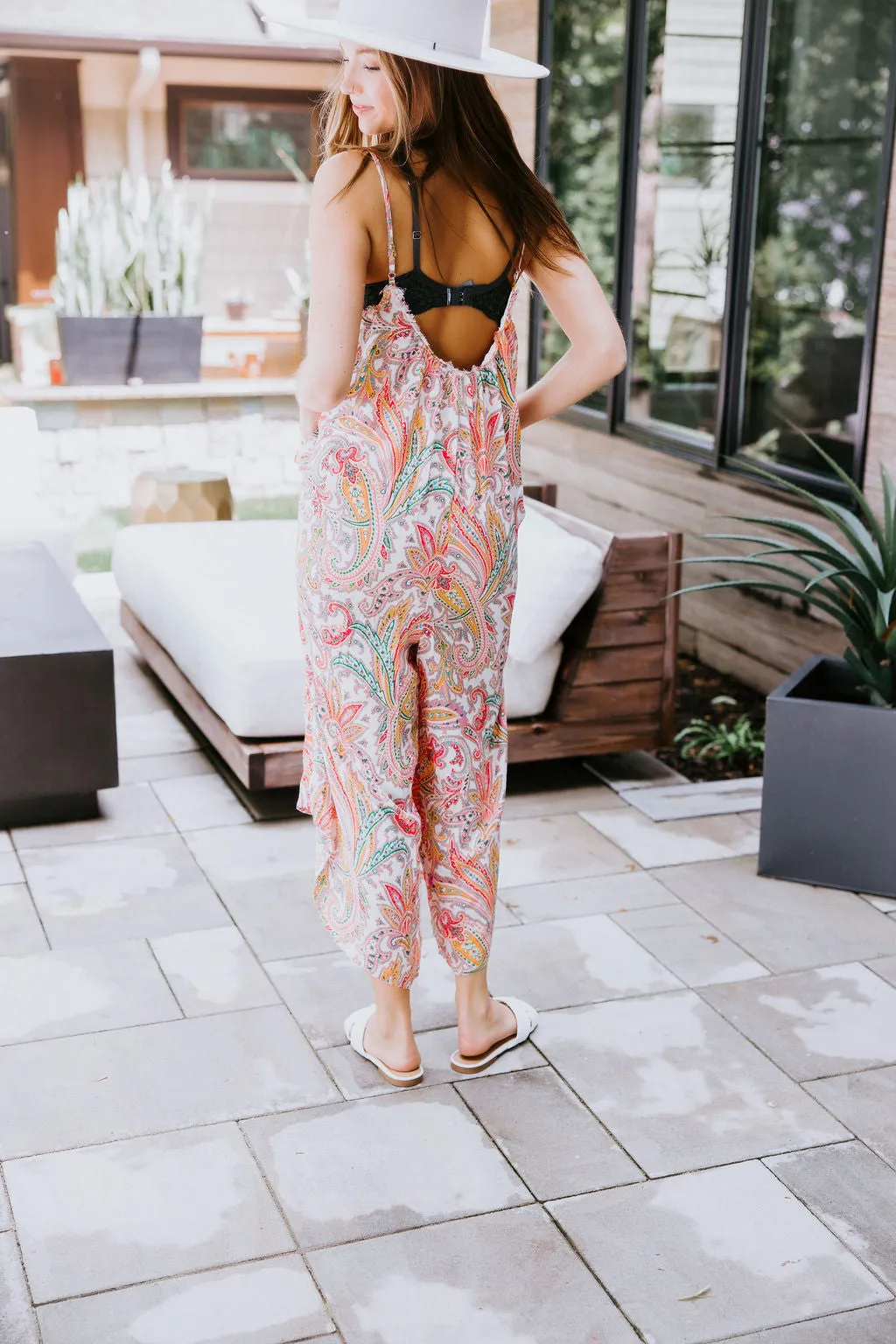 Janece Paisley Jumpsuit
