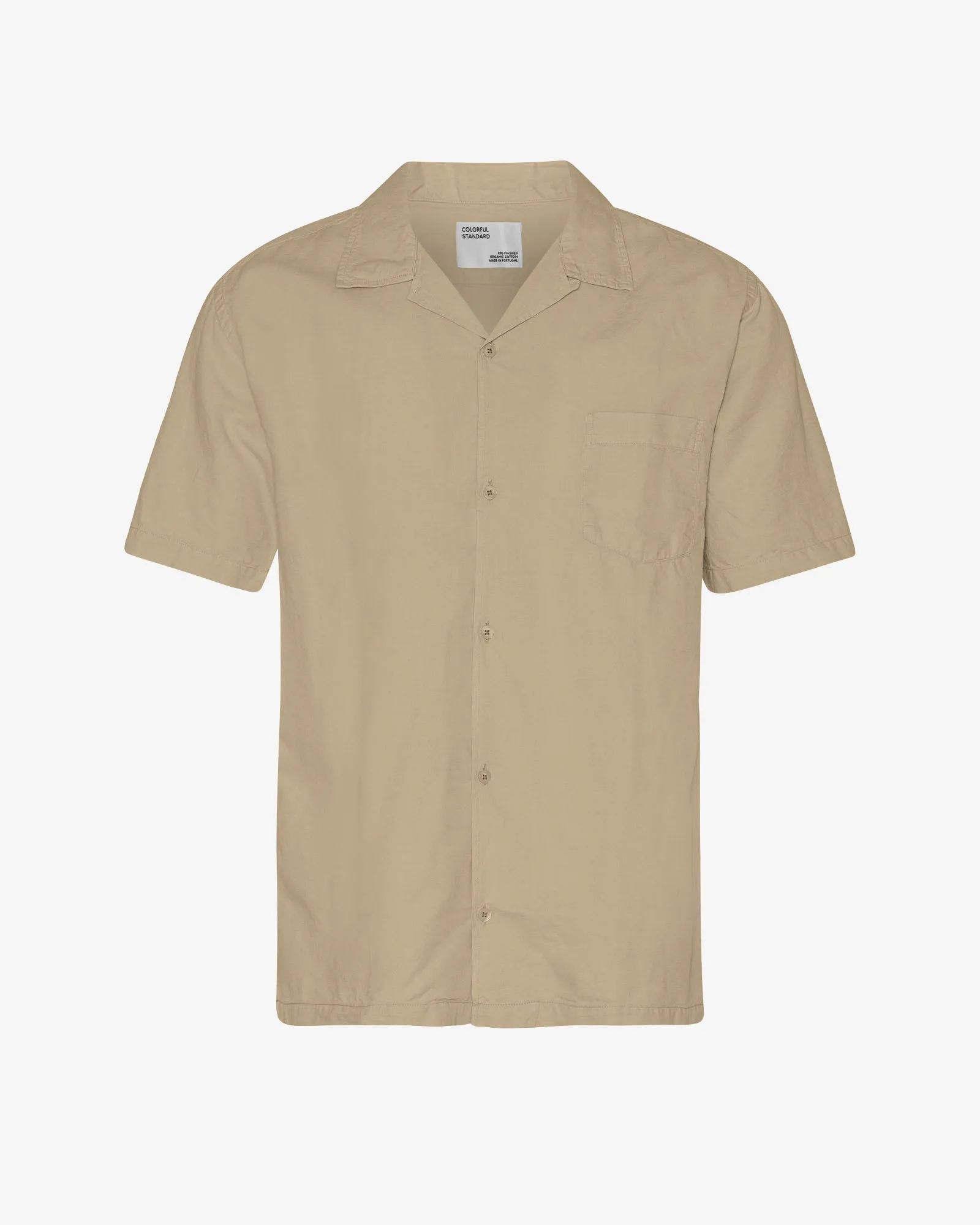 Linen Short Sleeved Shirt - Desert Khaki