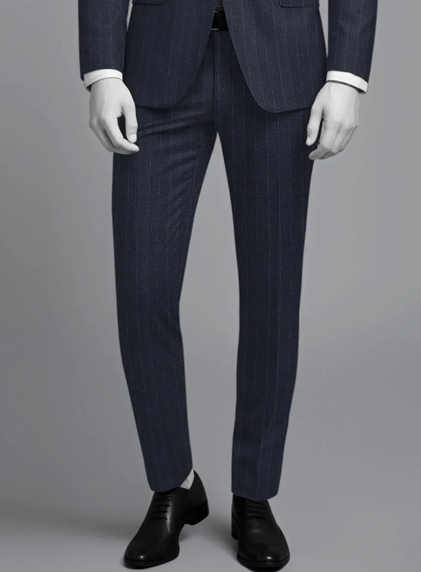 Napolean Como Bar Dark Blue Wool Pants