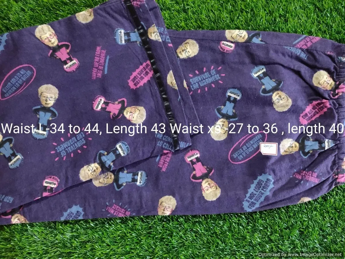 Purple Guff Cotton Lounge Pant Pajama PJ09
