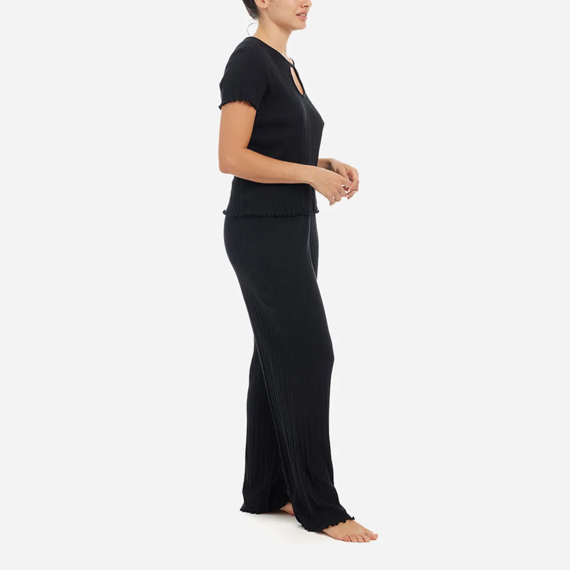 Ravena Pima Cotton Rib Lounge Set