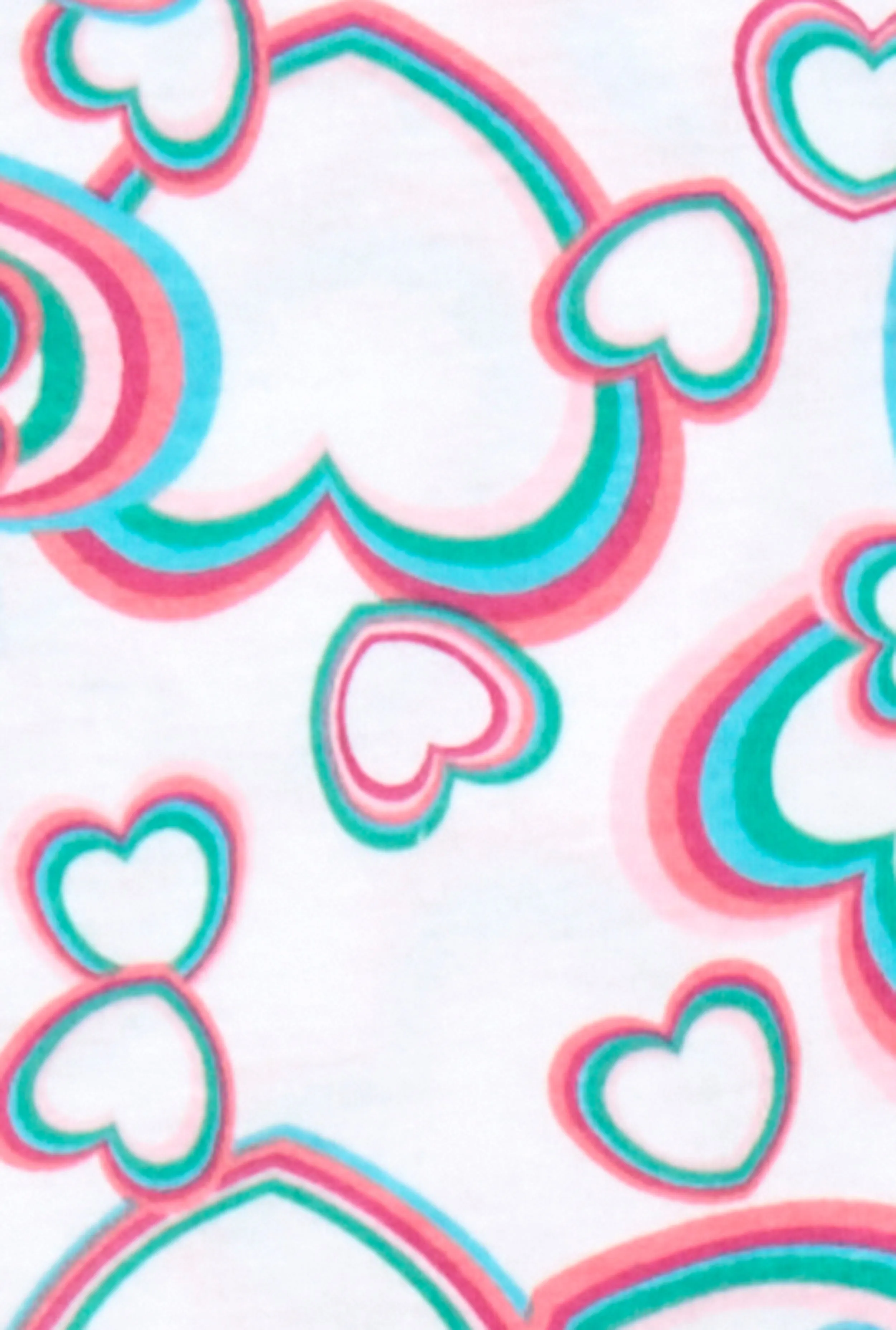 Toddler Girls Printed Pattern Pajama Top and Pants